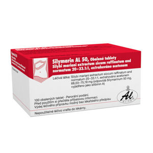 SILYMARIN AL 50 50MG obalené tablety 100