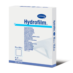 Náplast fixační HYDROFILM 10x12.5cm 10ks - II. jakost