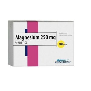Magnesium 250 Generica tbl. 100 - II. jakost