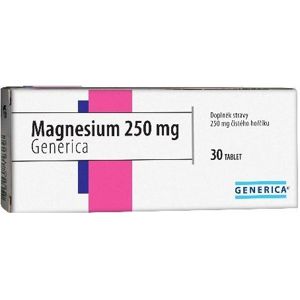 Magnesium 250mg tbl.30 Generica