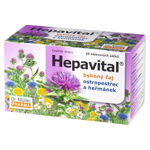 Hepavital bylinný čaj 20x1.5g Dr.Müller - II. jakost