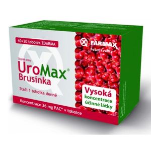 Uromax Brusinka tob.40+20 Zdarma - II. jakost