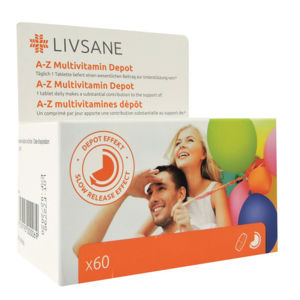 LIVSANE A-Z Multivitamin komplex tablety 60ks - II. jakost