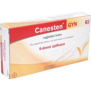 CANESTEN GYN 6 DNÍ 0,01G/G vaginální CRM 35G+APL