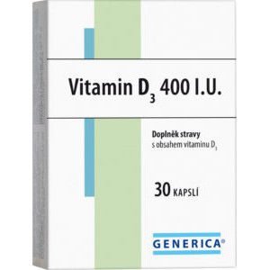 Vitamin D3 400 I.U. Generica cps.30 - II. jakost