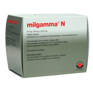 MILGAMMA N 40MG/90MG/0,25MG měkké tobolky 100
