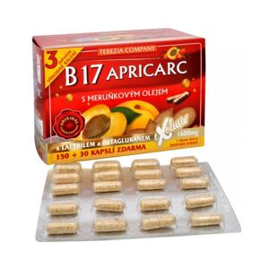 TEREZIA B17 APRICARC s meruňkovým olejem 150+30 kapslí - II. jakost