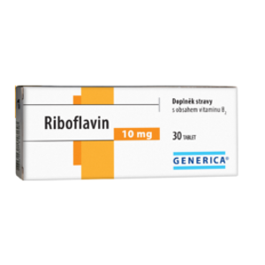Riboflavin Generica tbl.30 - II. jakost