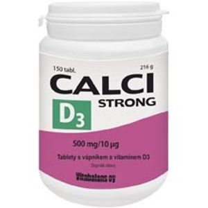 Calci Strong + vit.D3 tbl.150 Vitabalans - II. jakost