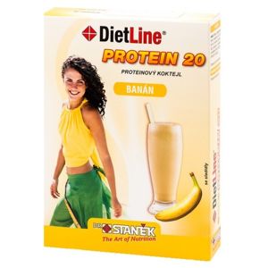 DietLine Protein 20 Koktejl Banán 3 sáčky - II. jakost