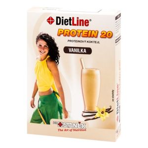 DietLine Protein 20 Koktejl Vanilka 3 sáčky - II. jakost