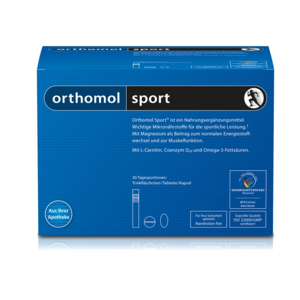 Orthomol Sport 30 lahviček + tob.30 + tbl.30 - II. jakost