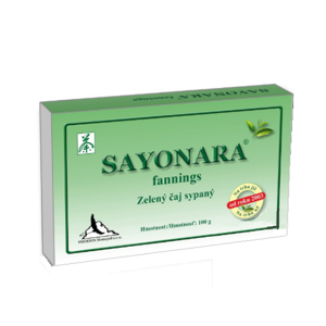 Sayonara fannings zelený čaj sypaný 100g - II. jakost