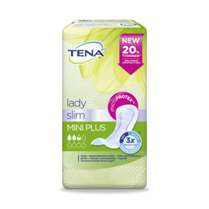 TENA Lady Slim Mini Plus - Inkontinenční vložky (16ks) - II. jakost