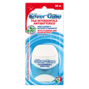 Silver Care Dentální nit fluorid a stříbro 50m - II.jakost