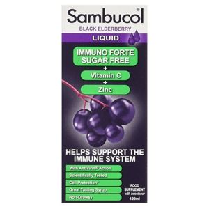 SAMBUCOL Immuno Forte Sirup dia + vitamin C + zinek 120ml - II. jakost