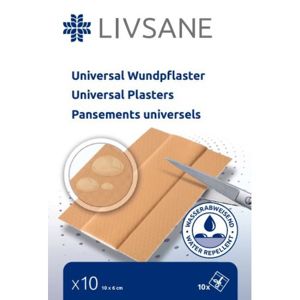 LIVSANE náplast univerzální 10x6cm 10ks - II. jakost