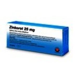 ZINKOROT 25MG neobalené tablety 50