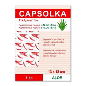 CAPSOLKA Kapsaicínová náplast Aloe 13x18cm 1ks - II. jakost