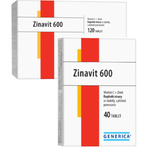 Zinavit 600 cucavé tablety 120 ks Generica - II. jakost