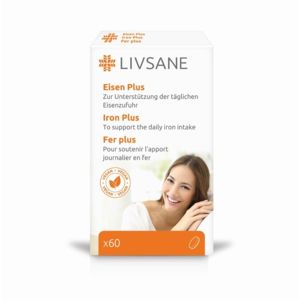 LIVSANE Železo + Měď + Vitaminy tablety 60ks - II. jakost