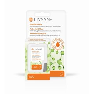 LIVSANE kyselina listová + B vitaminy 100 ks - II. jakost