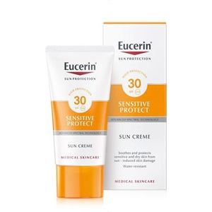 EUCERIN SUN Vysoce ochranný krém na opalování na obličej Sensitive Protect SPF 30 50 ml - II. jakost