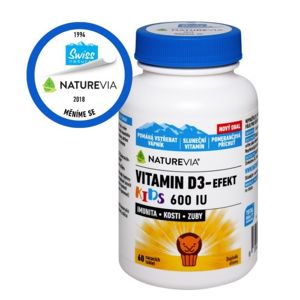 NatureVia Vitamin D3-Efekt Kids tbl.60 - II. jakost