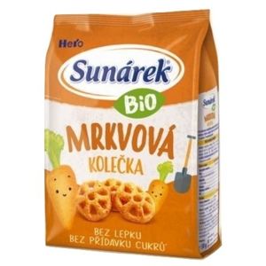 Sunárek Bio křupky mrkvová kolečka 50g