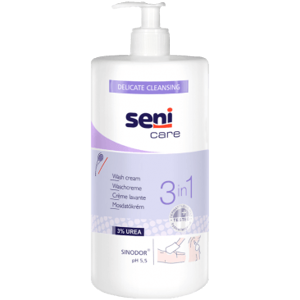 Seni Care Mycí tělový krém 3v1 1000 ml - II. jakost