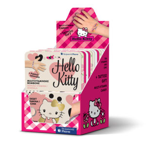 Vieste Multivitamin Hello Kitty + tetování box tbl.12x12 - II. jakost