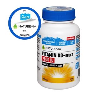 NatureVia Vitamin D3-Efekt 2000IU tbl.90 - II. jakost