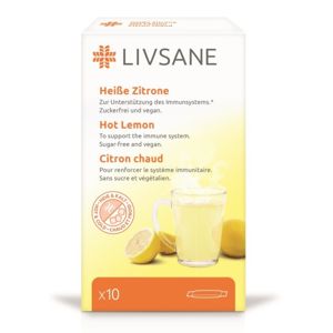 LIVSANE Horký nápoj v prášku citronový 10 sáčků - II. jakost