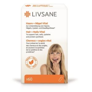 LIVSANE Podpora pro zdravé vlasy a nehty 60ks - II. jakost