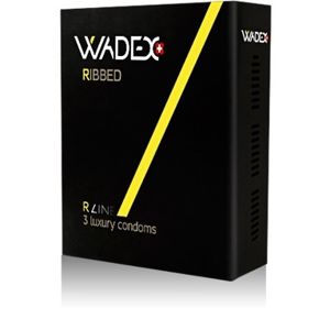 WADEX kondom Ribbed 3ks