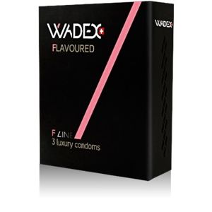 Kondom WADEX Flavoured 3 ks (prezervativ) - II. jakost