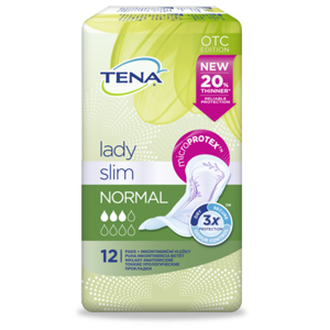 TENA Lady Slim Normal - Inkontinenční vložky (12ks) - II. jakost
