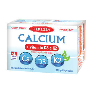 TEREZIA Calcium+vitamin D3 a K2 cps.30 - II. jakost