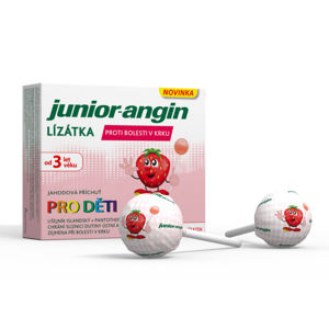 Junior-angin lízátka pro děti od 3 let 8ks - II. jakost