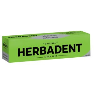 HERBADENT ORIGINAL Homeo bylinná zubní pasta bez fluoru 100 g - II. jakost
