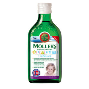 Mollers Omega 3 Můj první rybí olej 250ml - II. jakost