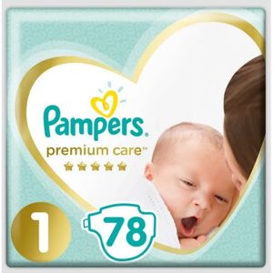 Pampers plenky Premium Care 1 Newborn 78ks - II. jakost