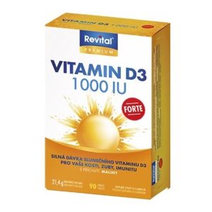 VITAR Vitamin D3 Forte 1000 IU tbl.90
