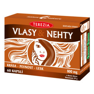 TEREZIA Vlasy & Nehty 60 kapslí - II. jakost