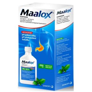 MAALOX 35MG/ML+40MG/ML perorální suspenze 1X250ML