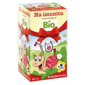 Dětský BIO Pohádkový čaj Imunita s jahodník.20x2g - II. jakost