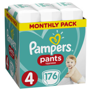 Pampers kalhotkové plenky měsíční balení S4 176ks