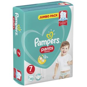 PAMPERS kalhotkové plenky Jumbo Pack S7 40ks