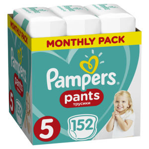 Pampers kalhotkové plenky měsíční balení S5 152ks