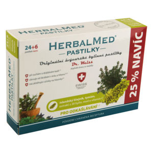 HerbalMed past. Dr.Weiss Isl.liš+tym+med+vitC 24+6 - II. jakost